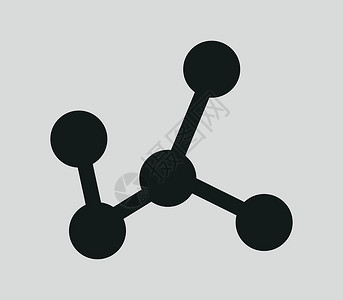 分子图标基因组生物科学原子背景图片