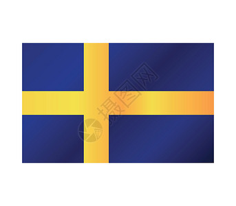 瑞典佛罗里达州横幅插图旗帜国家历史生长背景图片