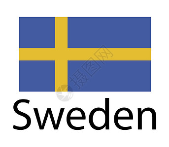 瑞典性质瑞典佛罗里达州横幅国家插图旗帜生长历史插画