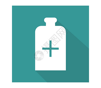 医药瓶医疗瓶 ico处方塑料医疗盒子插图健康商业反应瓶子药品插画