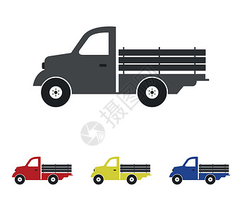 万科汽车交通车辆运输服务卡车驾驶送货白色船运背景图片