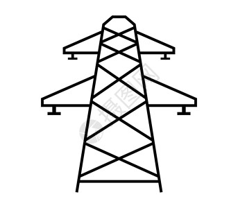 电塔 ico力量燃料灰色电压柱子夹子互联网电话插图电源背景图片