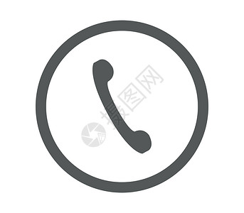 电话听筒 ico拨号技术顾客网络热线网站讲话按钮互联网插图背景图片