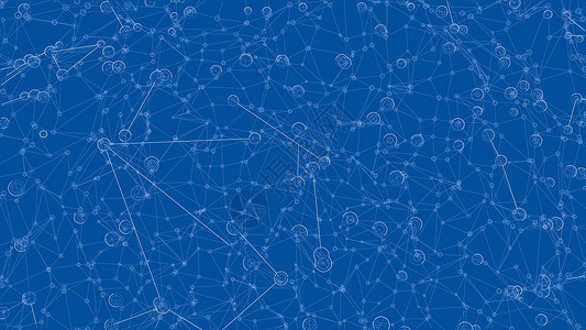 与点和线的全球网络连接互联网艺术技术三角形电脑数据网格原子白色创造力背景图片