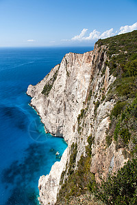 大悬崖天空晴天蓝色岩石沉船旅行高清图片