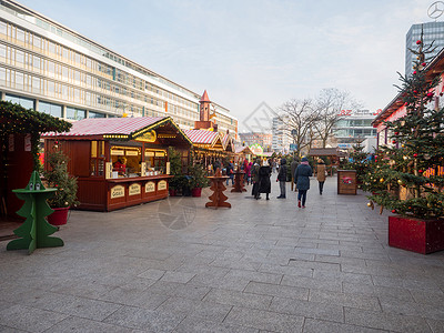 柏林的圣诞节市场背景图片