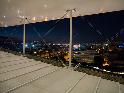 希腊雅典基金会翼龙建筑学反射社论建筑歌剧院中心夜景灯光城市背景图片