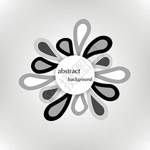抽象背景 矢量图灰色插图白色推介会黑色创造力圆形墙纸背景图片