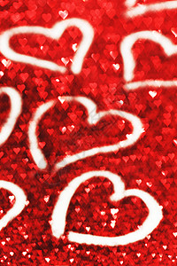 情人节日背景快乐庆典风格白色装饰卡片红色艺术火花背景图片