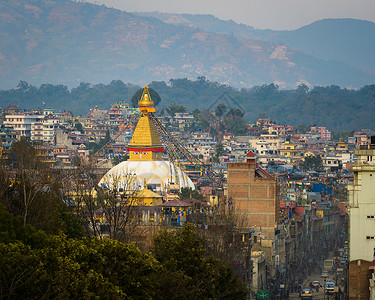 扎纳兹特加德满都的菩萨金子圆顶旅行宗教寺庙文化爬坡智慧精神背景