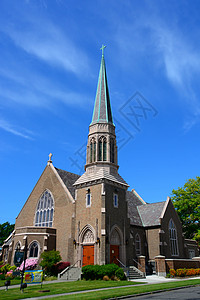 西澳大利亚州Bellingham的哥特教会尖塔宗教教会背景