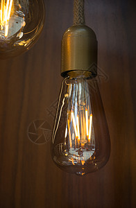 装饰性古董食堂风格灯泡力量枝形吊灯活力玻璃灯灯插图背景图片