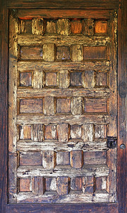 Wooden古董门背景图片