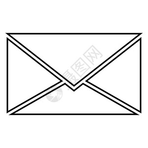 字母图标黑色插图平面样式简单图像电子邮件床单办公室邮寄邮政信封邮资送货通讯背景图片