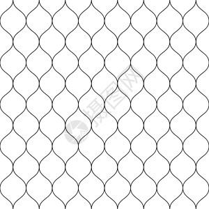 围栏网无缝有线网围栏 白色背景上的简单黑色矢量图栅栏墙纸外壳边界监狱网格金属障碍安全绘画插画