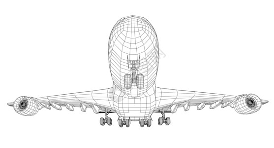 客机  3d 它制作图案运输绘画航班技术速度天空空气旅游假期商业背景图片