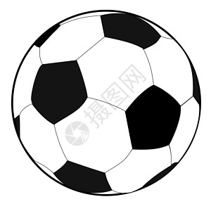 黑人和白人足球或足球球竞赛黑色圆形运动白色世界冠军团队插图锦标赛背景图片