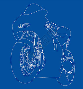 制作一览图摩托车素描  3d 它制作图案运输发动机运动互联网绘画草图车轮引擎自行车海报背景