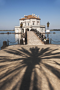 万维泰利意大利那不勒斯附近全景别墅旅行房子旅游地标背景