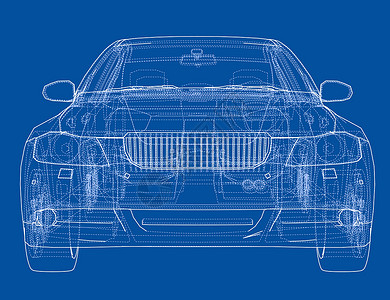 概念车 韦克托运输驾驶数字化汽车绘画家用车车辆蓝图插图跑车背景图片