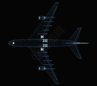 抽象的数字飞机概念乘客航班网络数据翅膀3d旅行蓝色航空背景图片