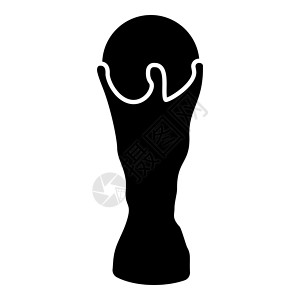 国际足联足球杯图标黑色插图平面样式简单图像竞赛领导星星仪式运动冠军优胜者领导者庆典报酬设计图片