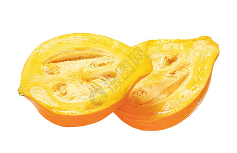 新鲜黄黄南南瓜水果横截面小吃食物背景图片