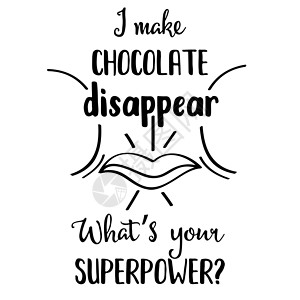 手绘巧克力关于巧克力的有趣手绘引述设计图片
