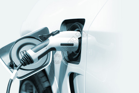 向电动汽车充电 运输的未来插头生态充值电池技术驾驶活力电缆环境燃料背景图片