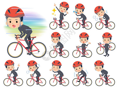 骑自行车的学兰男学生背景图片