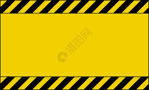 黄色条纹背景使用空位置的磁带背景壁纸设计警告插画