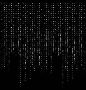 二进制代码流背景数据矢量设计电子软件插图程序白色墙纸溪流数字编码技术背景图片