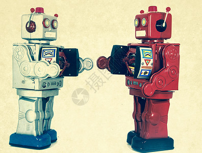 机器人调子玩具朋友们男人孩子乐趣团队兄弟机器射线背景图片