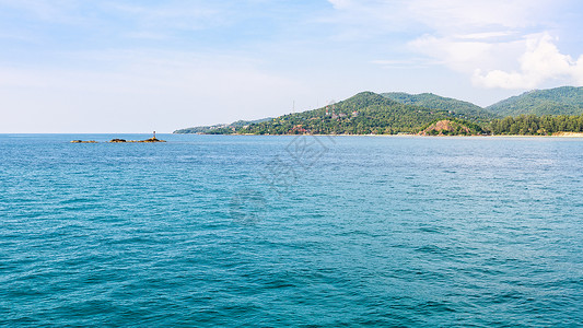 帕岸岛地平线夏天高清图片