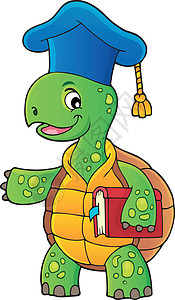 海龟教师主题图1背景图片