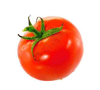 番茄红色蔬菜绿色背景图片