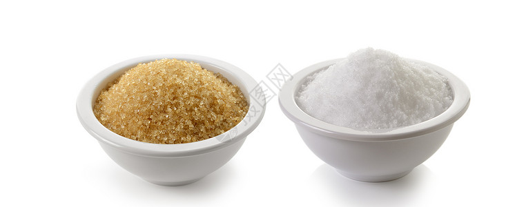 白底糖和白底食盐背景图片