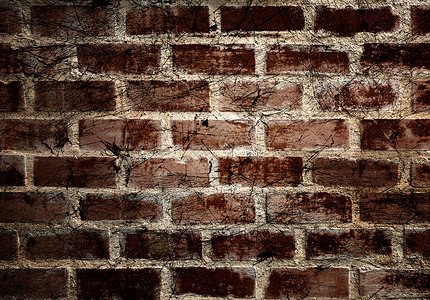 旧砖墙纹理的背景风化砖块红色棕色石头墙纸建筑学水泥材料背景图片