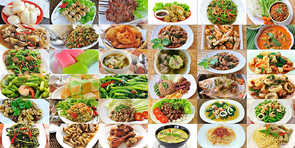 茶食软垫白色午餐蔬菜食物绿色盘子美食面条文化背景图片