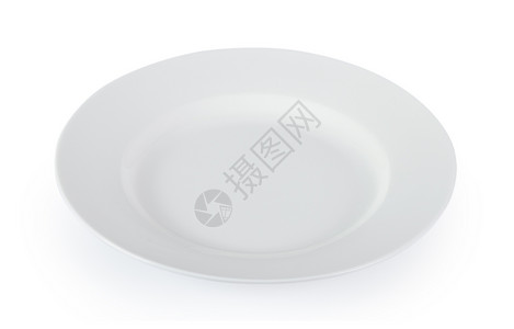 白色背景白白板陶瓷厨具桌子餐具食物午餐圆圈商品用具背景图片