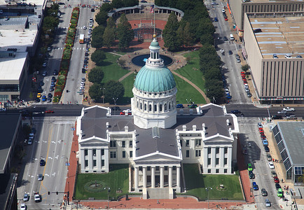 圣路易斯老法院天线网关大楼法院背景图片