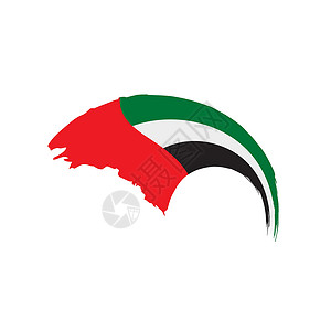 阿拉伯酋长国阿拉伯联合酋长国它制作图案框架横幅流光卡片庆典艺术边界磁带丝带插图插画