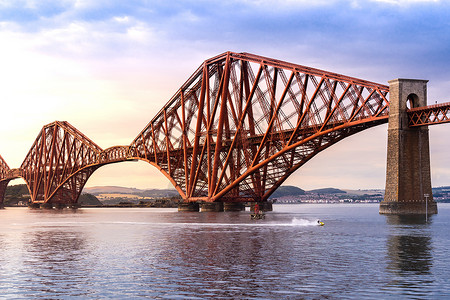 昆斯伯勒桥苏格兰桥梁高清图片