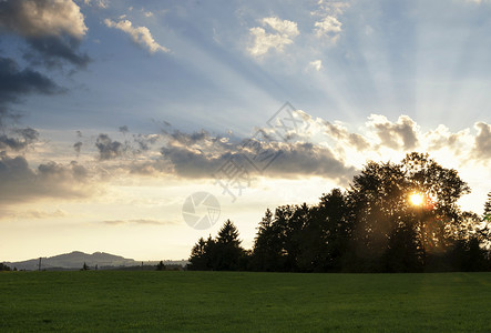 斯坦加登附近的日落图片