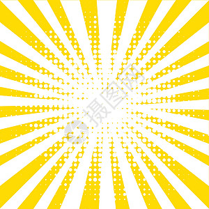 同巴带雷光的黄色背景设计图片