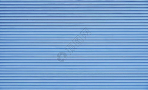 蓝色水平卷帘线条百叶窗快门滚筒金属车库背景图片