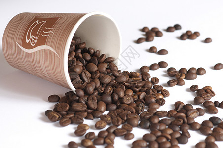 咖啡豆;卡菲哈斯小豆背景图片