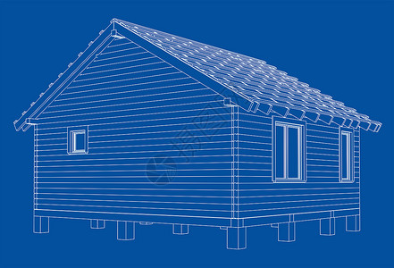 小房子的模样建造草图设计师住宅3d项目建筑师图表住房公寓背景图片