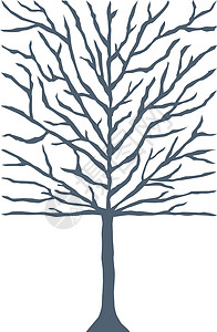 秃树标志符号日志背景图片