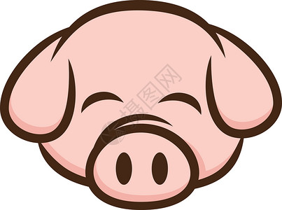 猪猪肉培根主题卡通 sig餐厅早餐理发条纹熏肉食物零食发型微笑头发背景图片